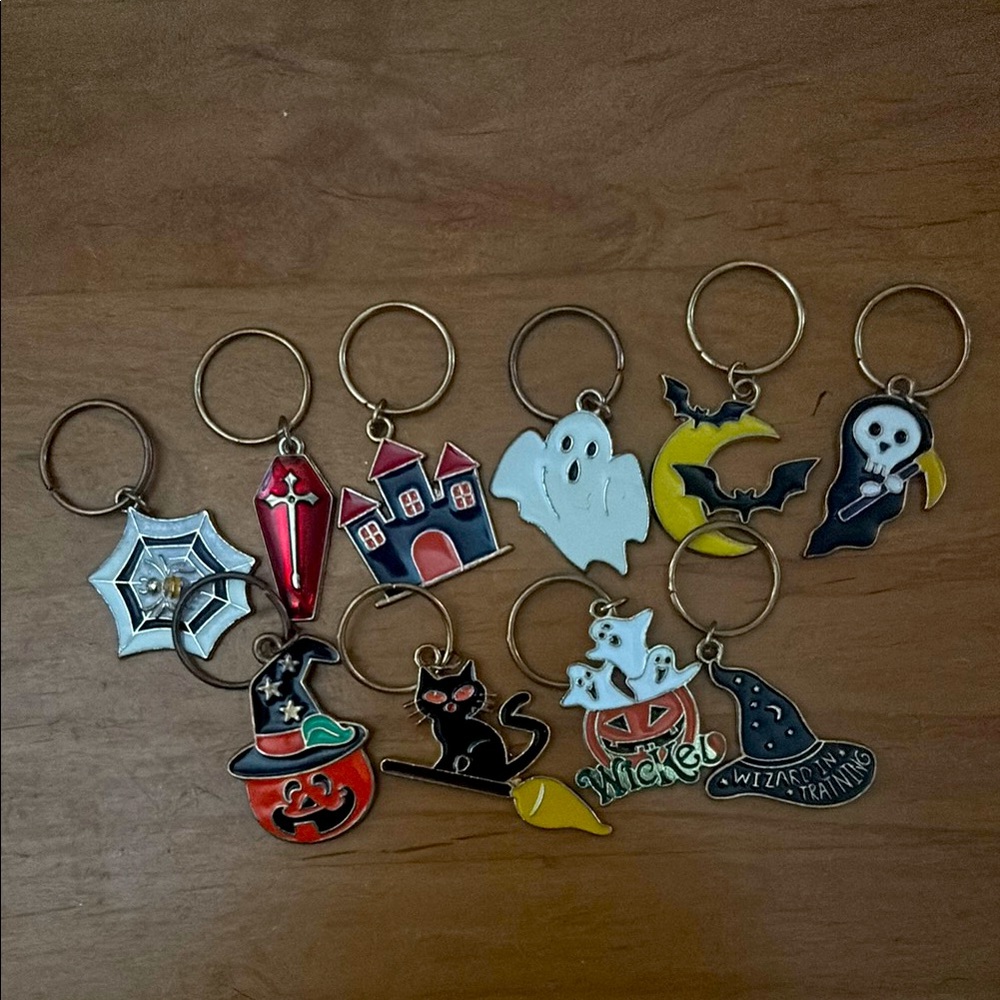 Halloween Themed Hair Rings